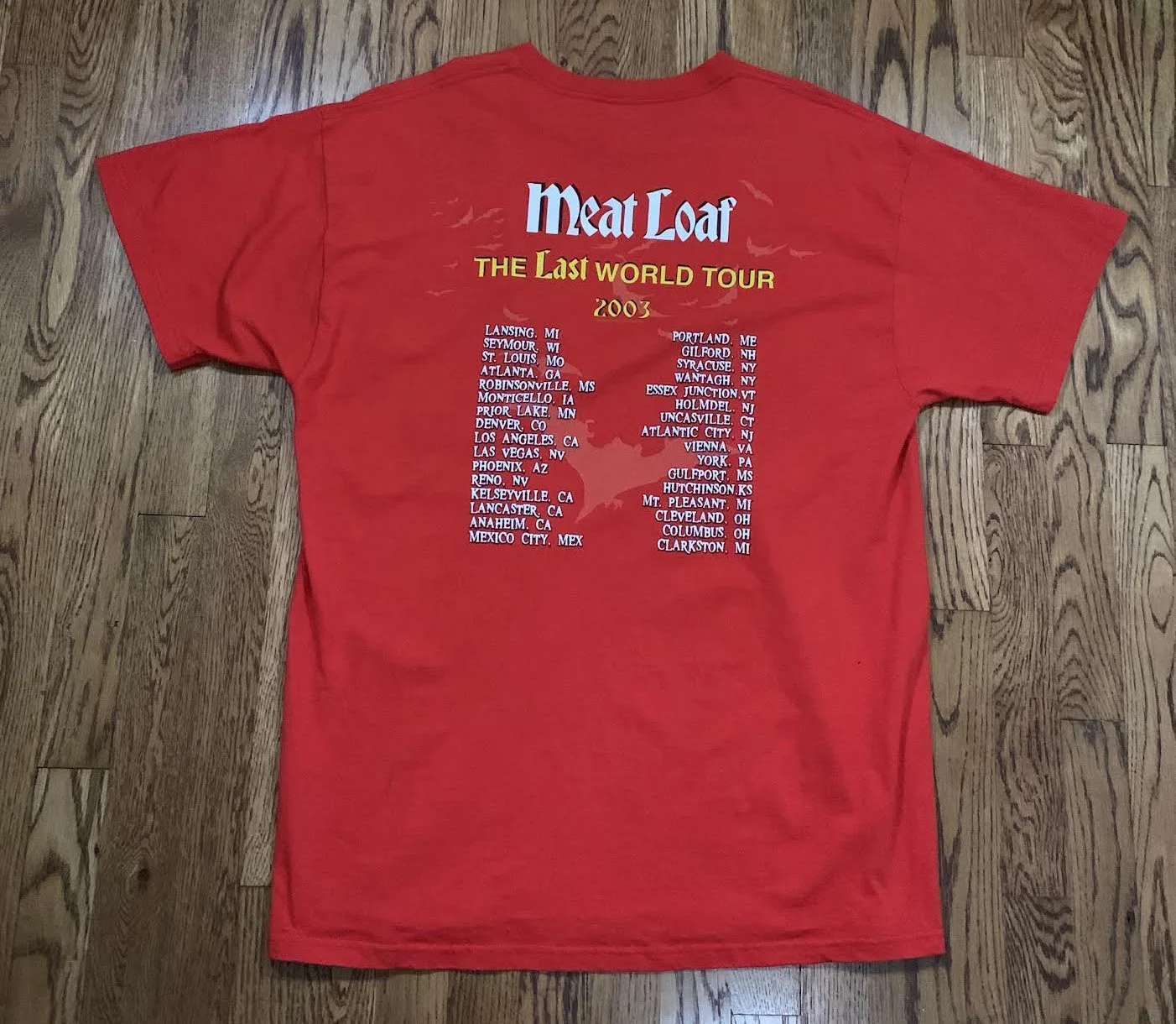 Vintage Meatloaf Couldn't Have Said It Better Tour T Shirt (Size
